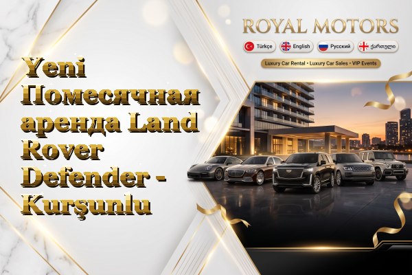 Yeni Помесячная аренда Land Rover Defender - Kurşunlu