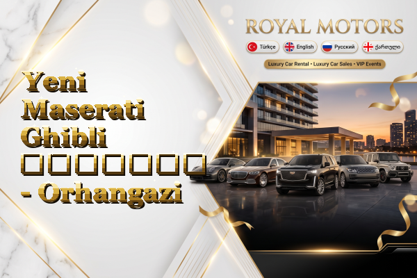 Yeni Maserati Ghibli გაყიდვა - Orhangazi