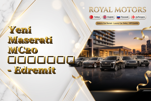 Yeni Maserati MC20 გაყიდვა - Edremit