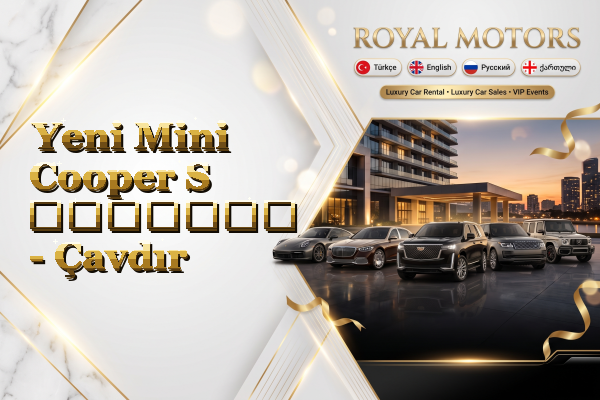 Yeni Mini Cooper S გაყიდვა - Çavdır