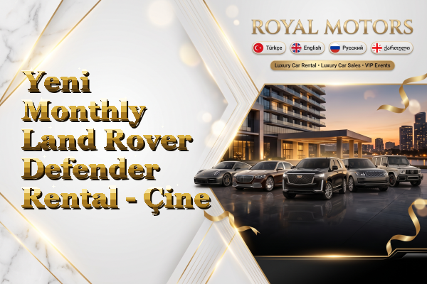 Yeni Monthly Land Rover Defender Rental - Çine