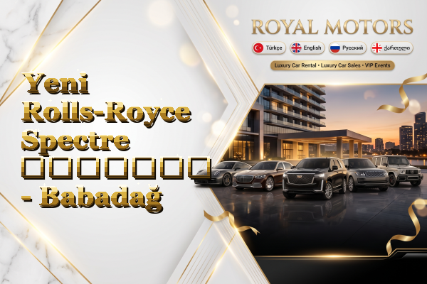 Yeni Rolls-Royce Spectre გაყიდვა - Babadağ