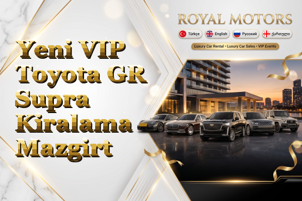 Yeni VIP Toyota GR Supra Kiralama - Mazgirt