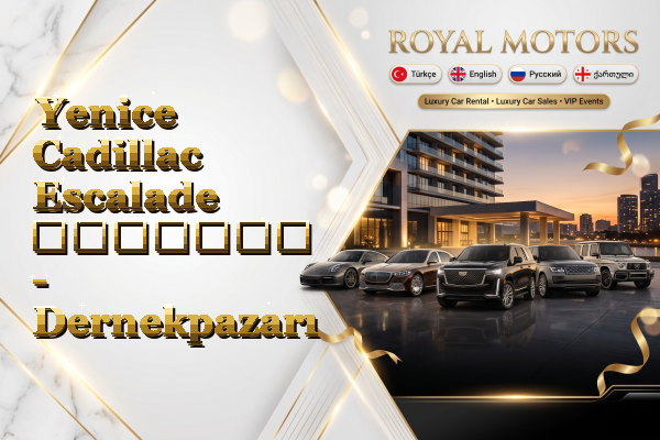 Yenice Cadillac Escalade გაყიდვა - Dernekpazarı