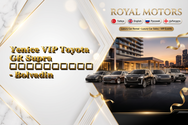 Yenice VIP Toyota GR Supra გაქირავება - Bolvadin