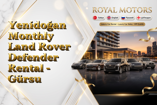 Yenidoğan Monthly Land Rover Defender Rental - Gürsu
