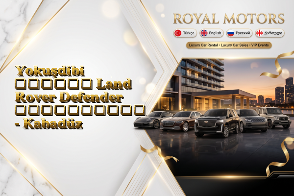 Yokuşdibi თვიური Land Rover Defender გაქირავება - Kabadüz