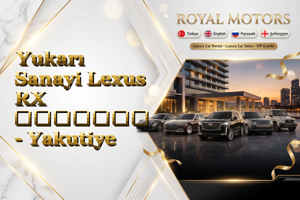 Yukarı Sanayi Lexus RX გაყიდვა - Yakutiye