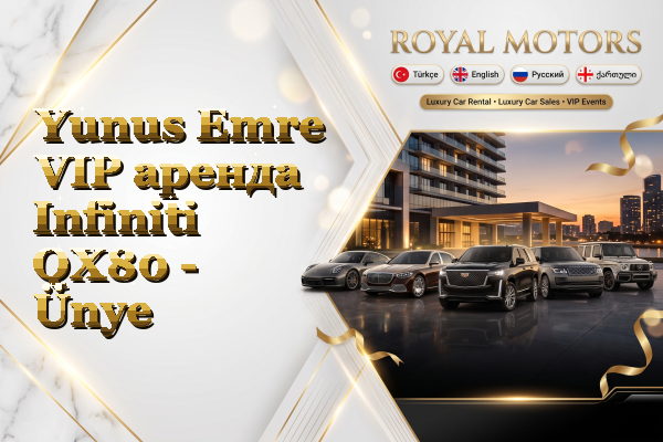 Yunus Emre VIP аренда Infiniti QX80 - Ünye