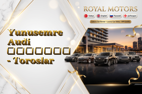Yunusemre Audi გაყიდვა - Toroslar