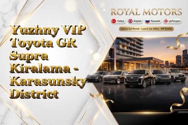 Yuzhny VIP Toyota GR Supra Kiralama - Karasunsky District