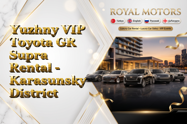 Yuzhny VIP Toyota GR Supra Rental - Karasunsky District