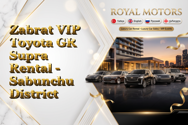 Zabrat VIP Toyota GR Supra Rental - Sabunchu District