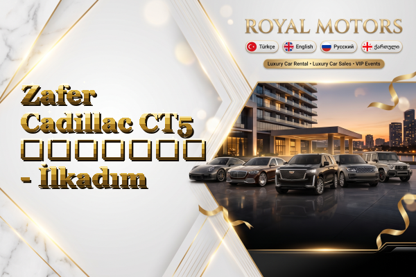 Zafer Cadillac CT5 გაყიდვა - İlkadım