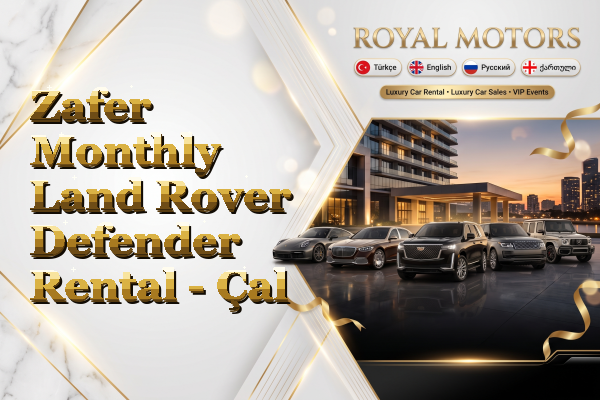 Zafer Monthly Land Rover Defender Rental - Çal