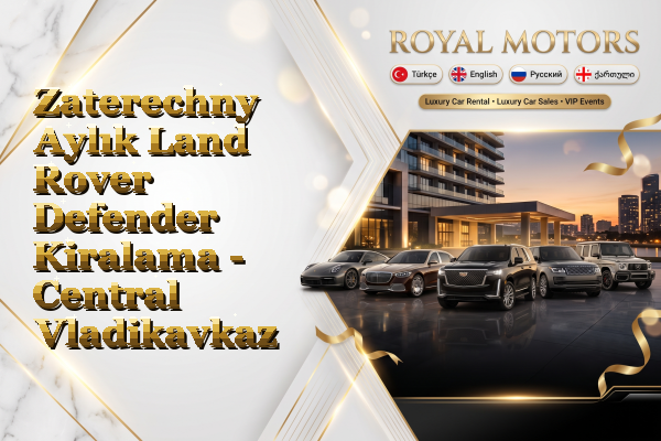 Zaterechny Aylık Land Rover Defender Kiralama - Central Vladikavkaz