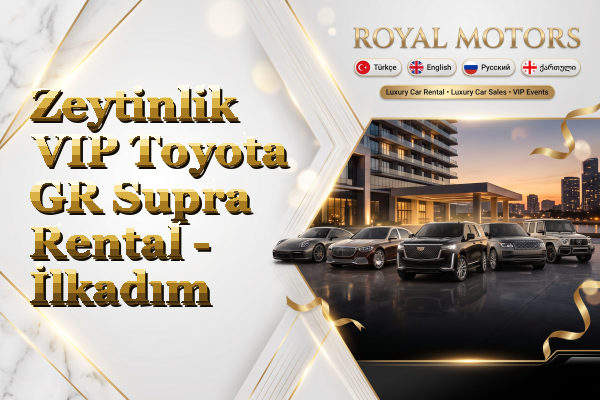Zeytinlik VIP Toyota GR Supra Rental - İlkadım