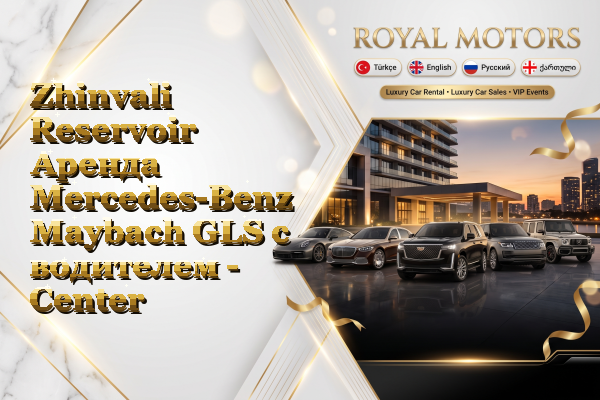Zhinvali Reservoir Аренда Mercedes-Benz Maybach GLS с водителем - Center